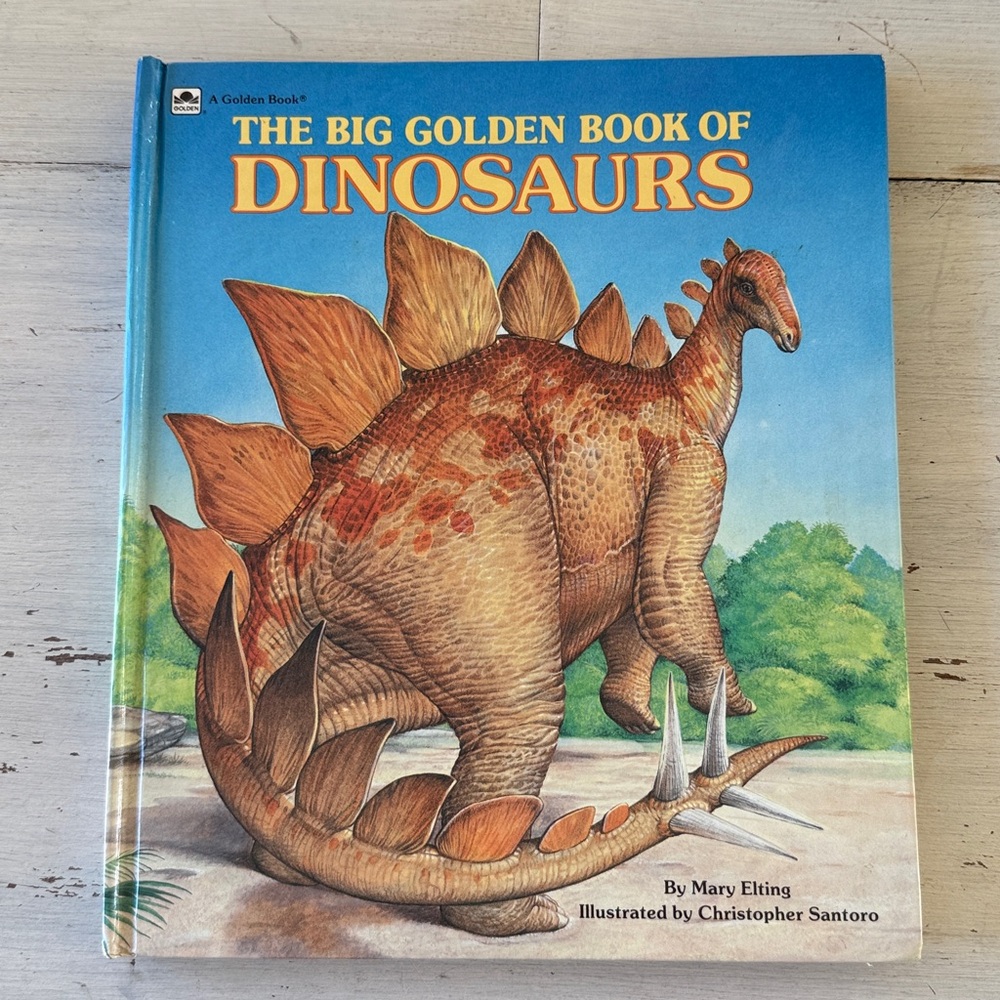 1988 The Big Golden Book of Dinosaurs by Mary Elting